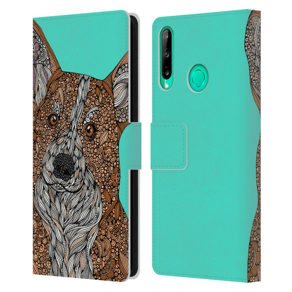 Valentina Dogs Corgi Leather Book Wallet Case Cover For Huawei P40 lite E