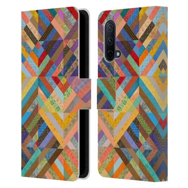 Rachel Caldwell Patterns Superst Leather Book Wallet Case Cover For OnePlus Nord CE 5G