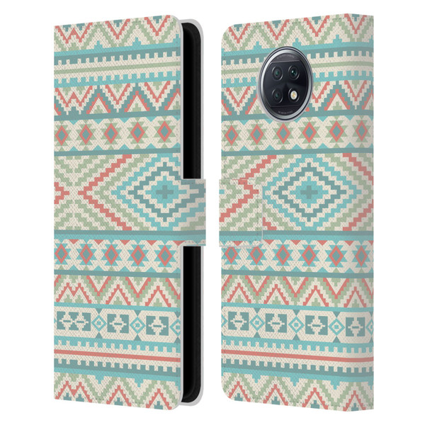 Rachel Caldwell Patterns Friendship Leather Book Wallet Case Cover For Xiaomi Redmi Note 9T 5G