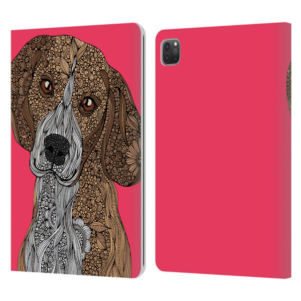 Valentina Dogs Beagle Leather Book Wallet Case Cover For Apple iPad Pro 11 2020 / 2021 / 2022