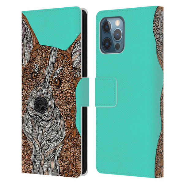 Valentina Dogs Corgi Leather Book Wallet Case Cover For Apple iPhone 12 Pro Max