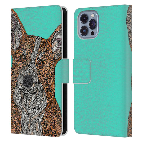 Valentina Dogs Corgi Leather Book Wallet Case Cover For Apple iPhone 14