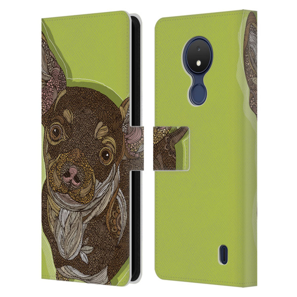 Valentina Dogs Chihuahua Leather Book Wallet Case Cover For Nokia C21