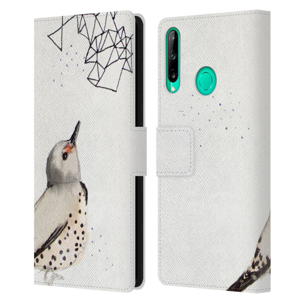Mai Autumn Birds Northern Flicker Leather Book Wallet Case Cover For Huawei P40 lite E