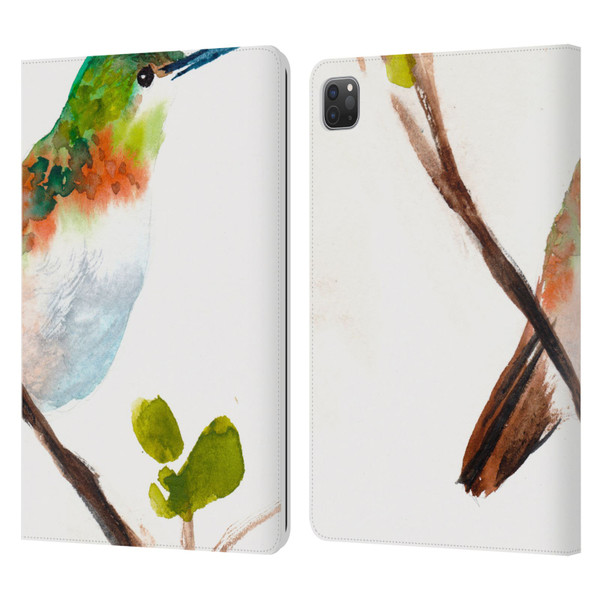 Mai Autumn Birds Hummingbird Leather Book Wallet Case Cover For Apple iPad Pro 11 2020 / 2021 / 2022