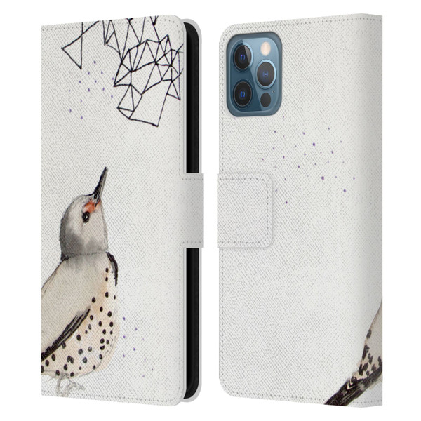 Mai Autumn Birds Northern Flicker Leather Book Wallet Case Cover For Apple iPhone 12 / iPhone 12 Pro