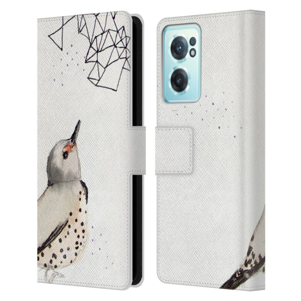 Mai Autumn Birds Northern Flicker Leather Book Wallet Case Cover For OnePlus Nord CE 2 5G