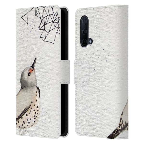Mai Autumn Birds Northern Flicker Leather Book Wallet Case Cover For OnePlus Nord CE 5G