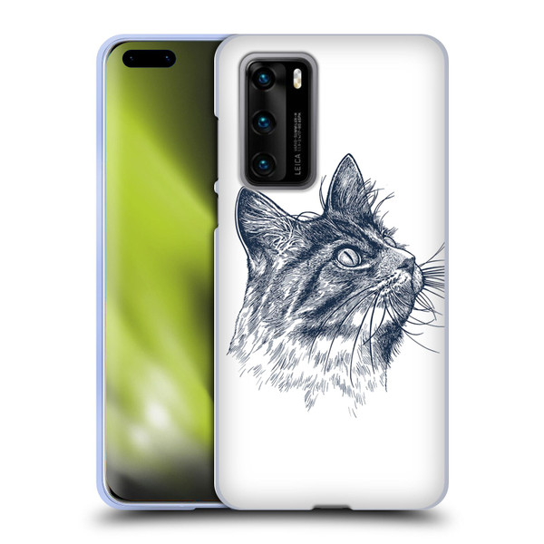Rachel Caldwell Animals 3 Cat Soft Gel Case for Huawei P40 5G