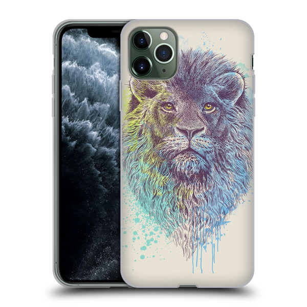 Rachel Caldwell Animals 3 Lion Soft Gel Case for Apple iPhone 11 Pro Max