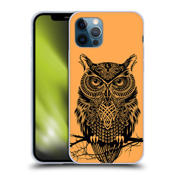 Rachel Caldwell Animals 3 Owl 2 Soft Gel Case for Apple iPhone 12 / iPhone 12 Pro