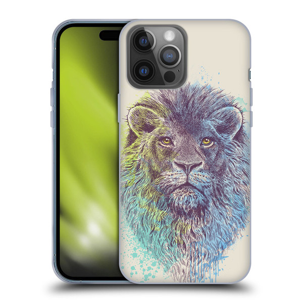 Rachel Caldwell Animals 3 Lion Soft Gel Case for Apple iPhone 14 Pro Max