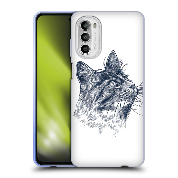 Rachel Caldwell Animals 3 Cat Soft Gel Case for Motorola Moto G52