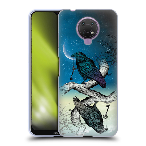 Rachel Caldwell Animals 3 Raven Soft Gel Case for Nokia G10