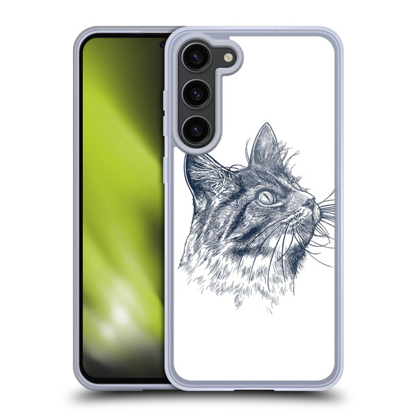 Rachel Caldwell Animals 3 Cat Soft Gel Case for Samsung Galaxy S23+ 5G
