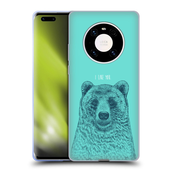 Rachel Caldwell Illustrations Bear Root Soft Gel Case for Huawei Mate 40 Pro 5G