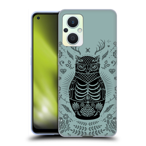 Rachel Caldwell Illustrations Owl Doll Soft Gel Case for OPPO Reno8 Lite