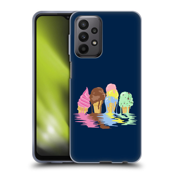 Rachel Caldwell Illustrations Ice Cream River Soft Gel Case for Samsung Galaxy A23 / 5G (2022)