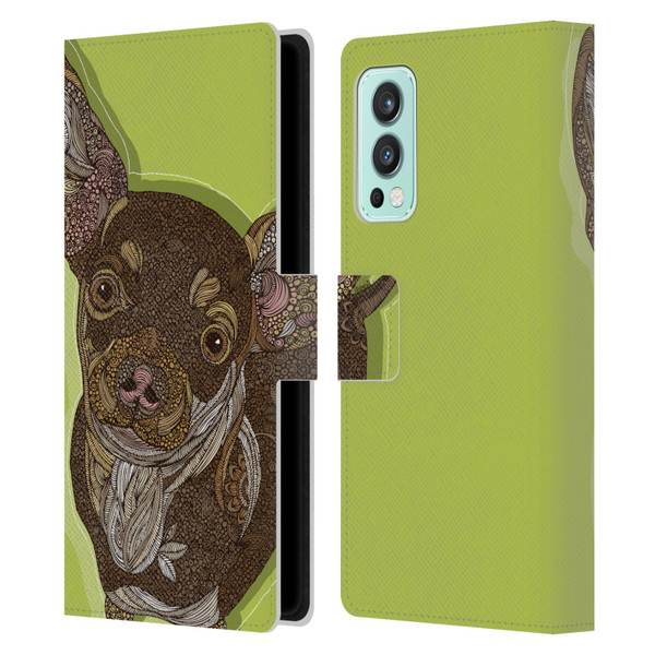 Valentina Dogs Chihuahua Leather Book Wallet Case Cover For OnePlus Nord 2 5G
