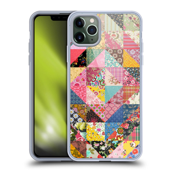 Rachel Caldwell Patterns Quilt Soft Gel Case for Apple iPhone 11 Pro Max