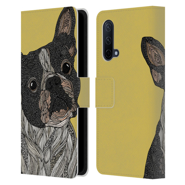 Valentina Dogs French Bulldog Leather Book Wallet Case Cover For OnePlus Nord CE 5G