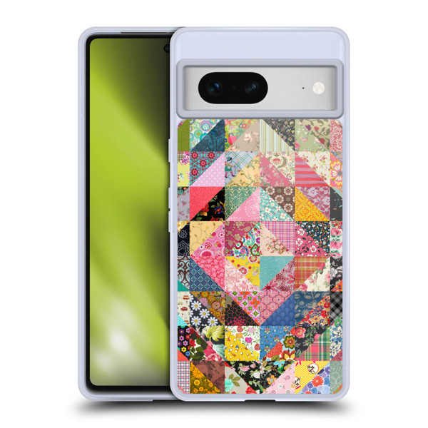 Rachel Caldwell Patterns Quilt Soft Gel Case for Google Pixel 7