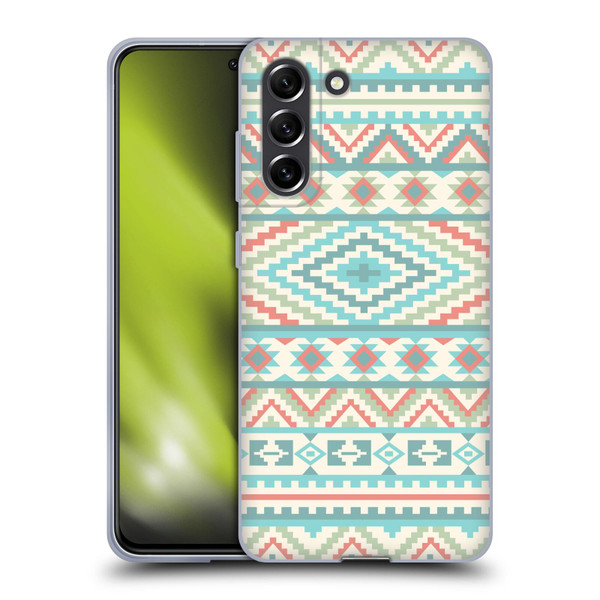 Rachel Caldwell Patterns Friendship Soft Gel Case for Samsung Galaxy S21 FE 5G