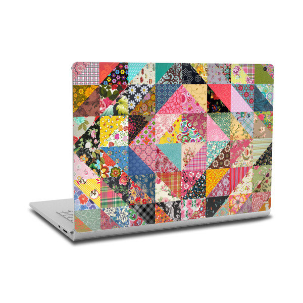 Rachel Caldwell Patterns Quilt Vinyl Sticker Skin Decal Cover for Microsoft Surface Book 2