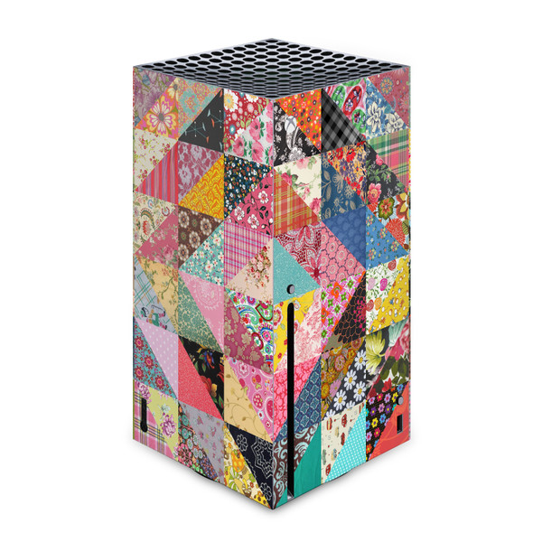 Rachel Caldwell Art Mix Quilt Vinyl Sticker Skin Decal Cover for Microsoft Xbox Series X
