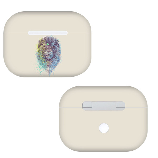 Rachel Caldwell Art Mix Lion Vinyl Sticker Skin Decal Cover for Apple AirPods Pro Charging Case