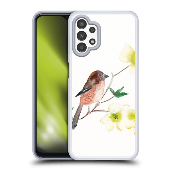 Mai Autumn Birds Dogwood Branch Soft Gel Case for Samsung Galaxy A13 (2022)