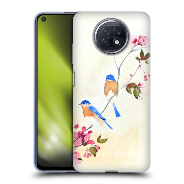 Mai Autumn Birds Blossoms Soft Gel Case for Xiaomi Redmi Note 9T 5G