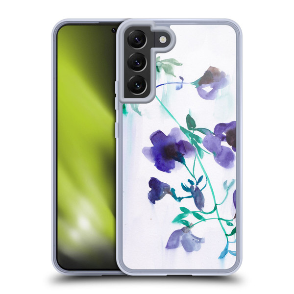 Mai Autumn Floral Blooms Moon Drops Soft Gel Case for Samsung Galaxy S22+ 5G