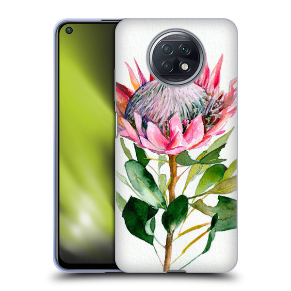 Mai Autumn Floral Blooms Protea Soft Gel Case for Xiaomi Redmi Note 9T 5G