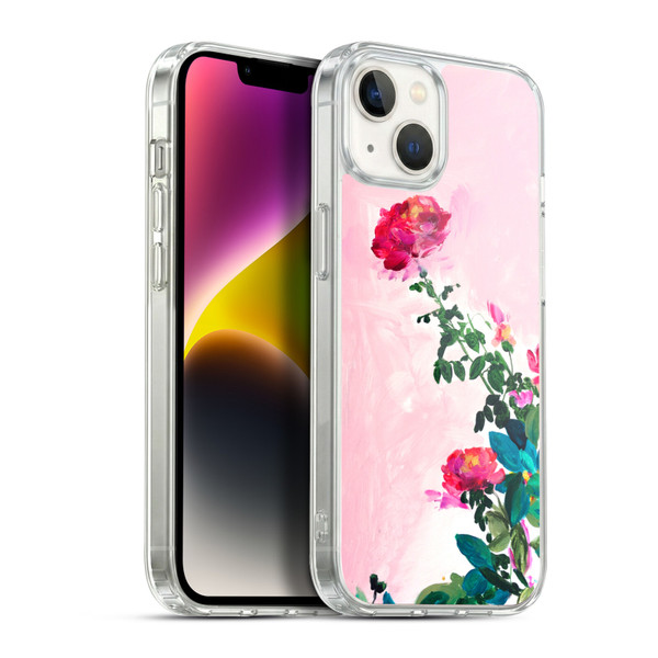 Mai Autumn Floral Garden Rose Soft Gel Case for Apple iPhone 14 Plus & MagSafe