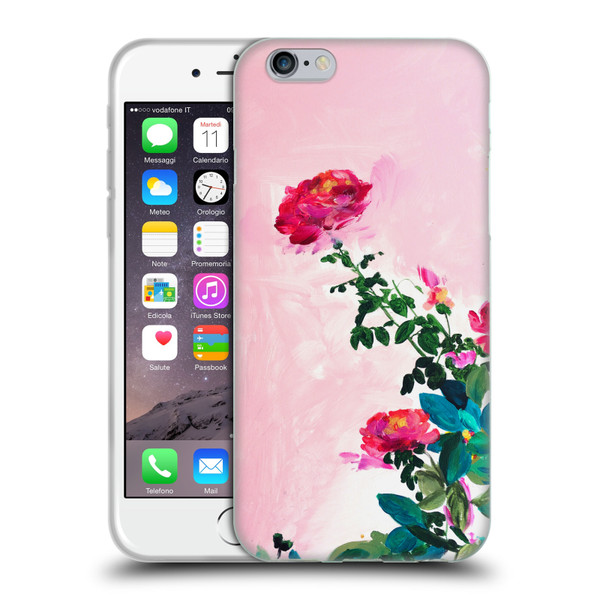 Mai Autumn Floral Garden Rose Soft Gel Case for Apple iPhone 6 / iPhone 6s