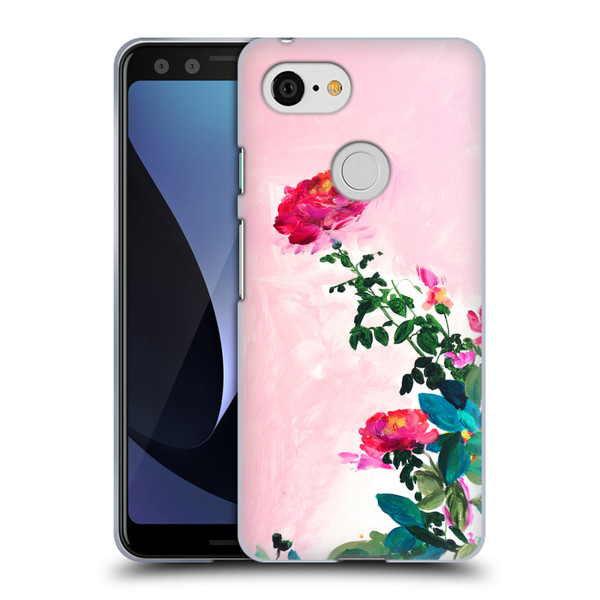 Mai Autumn Floral Garden Rose Soft Gel Case for Google Pixel 3