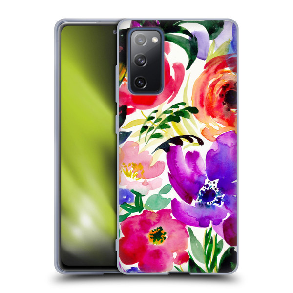 Mai Autumn Floral Garden Bloom Soft Gel Case for Samsung Galaxy S20 FE / 5G