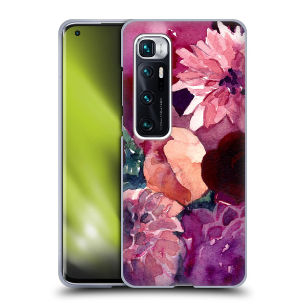 Mai Autumn Floral Garden Dahlias Soft Gel Case for Xiaomi Mi 10 Ultra 5G