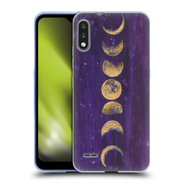 Mai Autumn Space And Sky Moon Phases Soft Gel Case for LG K22