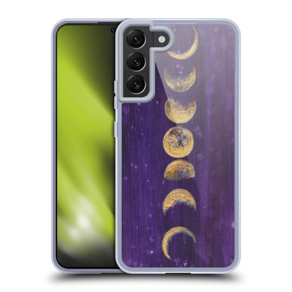 Mai Autumn Space And Sky Moon Phases Soft Gel Case for Samsung Galaxy S22+ 5G