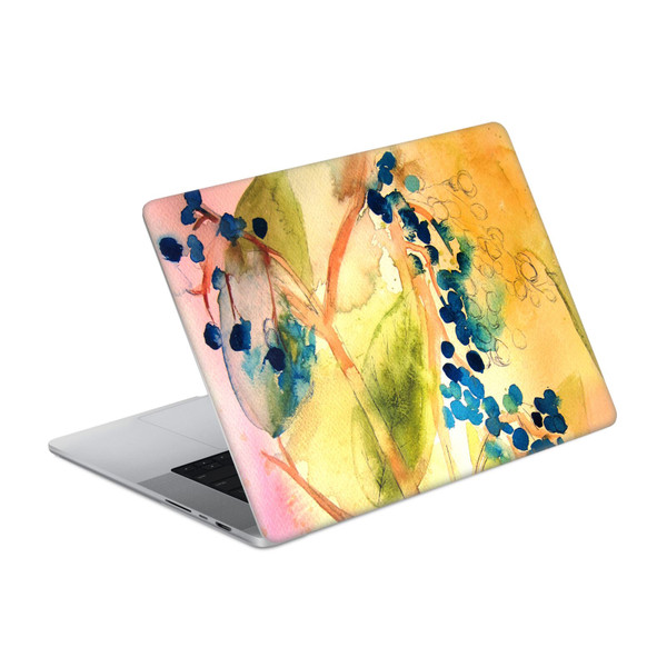 Mai Autumn Floral Blooms Botanical Abstract Vinyl Sticker Skin Decal Cover for Apple MacBook Pro 16" A2485