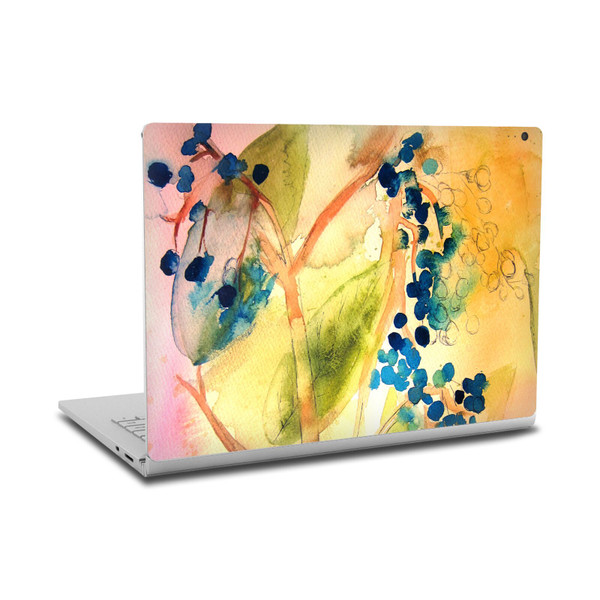 Mai Autumn Floral Blooms Botanical Abstract Vinyl Sticker Skin Decal Cover for Microsoft Surface Book 2