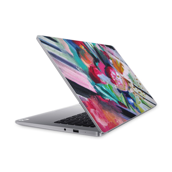 Mai Autumn Floral Garden Abstract Vinyl Sticker Skin Decal Cover for Xiaomi Mi NoteBook 14 (2020)