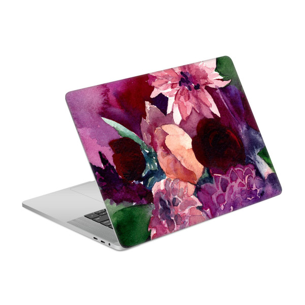 Mai Autumn Floral Garden Dahlias Vinyl Sticker Skin Decal Cover for Apple MacBook Pro 15.4" A1707/A1990