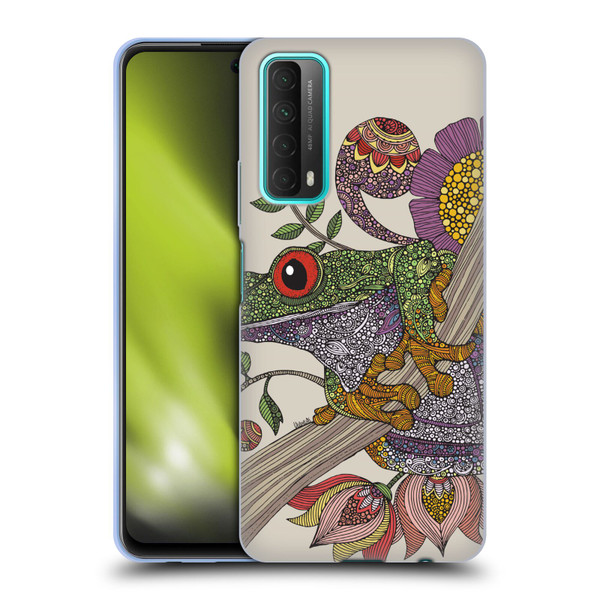 Valentina Animals And Floral Frog Soft Gel Case for Huawei P Smart (2021)