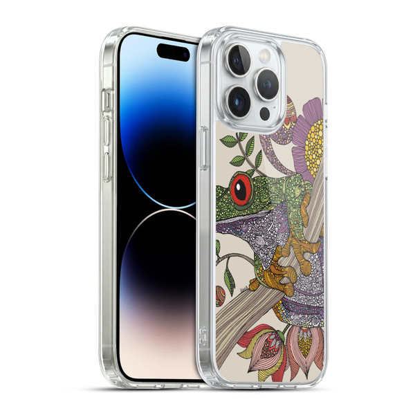 Valentina Animals And Floral Frog Soft Gel Case for Apple iPhone 14 Pro Max & MagSafe