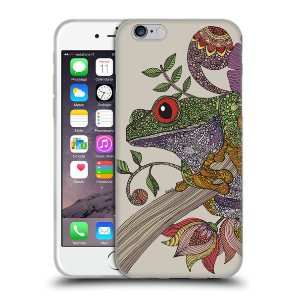 Valentina Animals And Floral Frog Soft Gel Case for Apple iPhone 6 / iPhone 6s