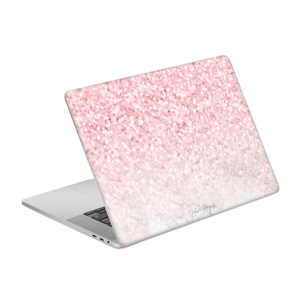 Nature Magick Rose Gold Marble Glitter Pink Sparkle Vinyl Sticker Skin Decal Cover for Apple MacBook Pro 16" A2141