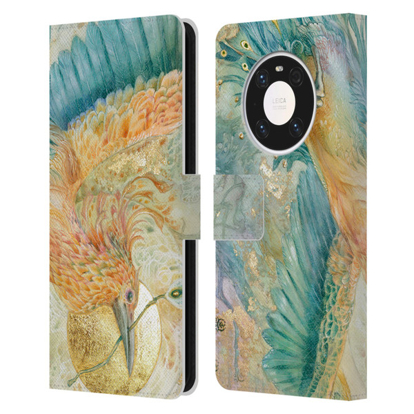 Stephanie Law Birds The Blue Above Leather Book Wallet Case Cover For Huawei Mate 40 Pro 5G